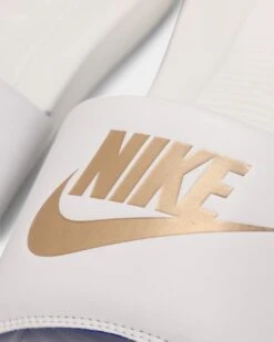 Nike Victori One Slides Summit White/Metallic Gold -Fashion Clothing Store 194958998882 default 0030