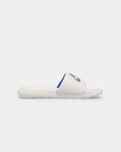 Nike Victori One Slides Summit White/Metallic Gold -Fashion Clothing Store 194958998882 default 0040