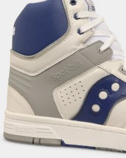 Saucony Spot Bilt Sonic High White/Blue -Fashion Clothing Store 195019085718 default 0070