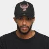 New Era Chicago Bulls 9FORTY A-Frame Snapback Black/Maroon/Gold -Fashion Clothing Store 195055760198 mens 0021