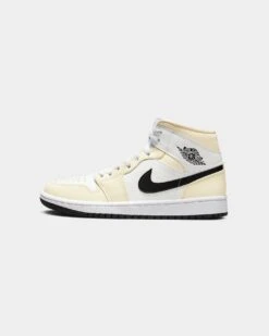 Jordan Women's Air Jordan 1 Mid "Coconut Milk" Coconut Milk/Black