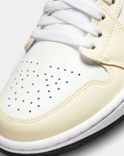 Jordan Women's Air Jordan 1 Mid "Coconut Milk" Coconut Milk/Black -Fashion Clothing Store 195243735984 default 0060