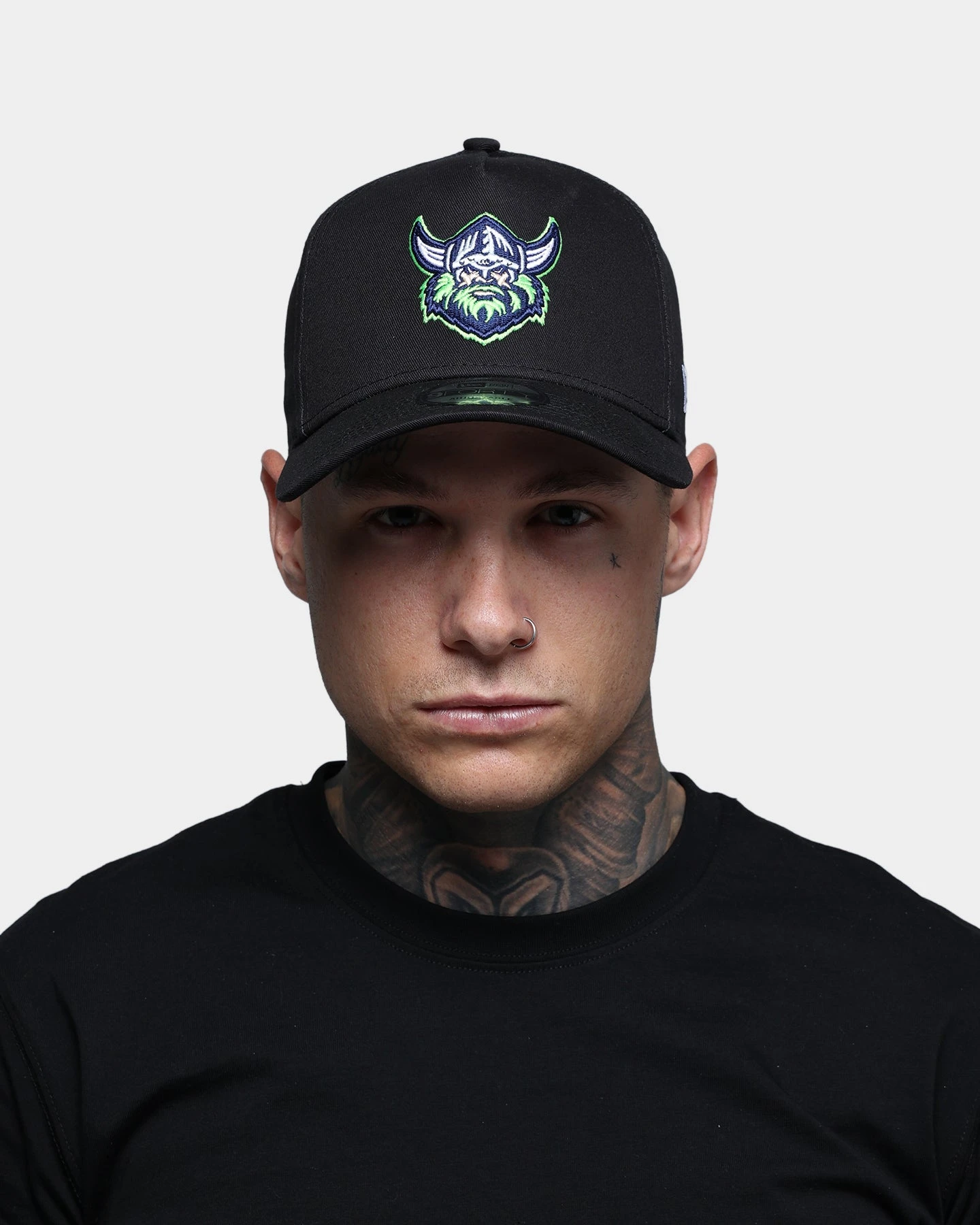 New Era Canberra Raiders 9FORTY A-Frame Snapback Black 4 New Era Canberra Raiders 9FORTY A-Frame Snapback Black - Image 2