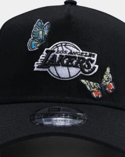 New Era Los Angeles Lakers "Butterfly Logo" 9FORTY A-Frame Snapback Black -Fashion Clothing Store 195599180216 default 0060