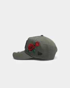 New Era Boston Red Sox Rose Hit 9FORTY A-Frame Snapback Olive/Black 14 New Era Boston Red Sox Rose Hit 9FORTY A-Frame Snapback Olive/Black -Fashion Clothing Store 195599651464 default 0050