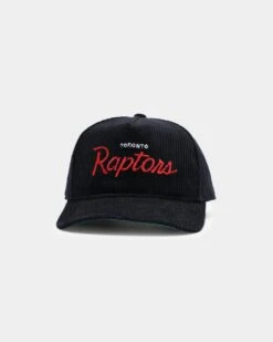New Era Toronto Raptors "Black Cord" Old Golfer Snapback Black