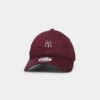 New Era Women's New York Yankees 9TWENTY Strapback Maroon/Gold 2 New Era Women's New York Yankees 9TWENTY Strapback Maroon/Gold -Fashion Clothing Store 195852010687 default 0010