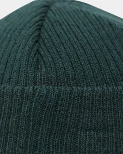 New Era Ribbed Knit Thin Fisherman Beanie Dark Green -Fashion Clothing Store 195853066140 default 0060