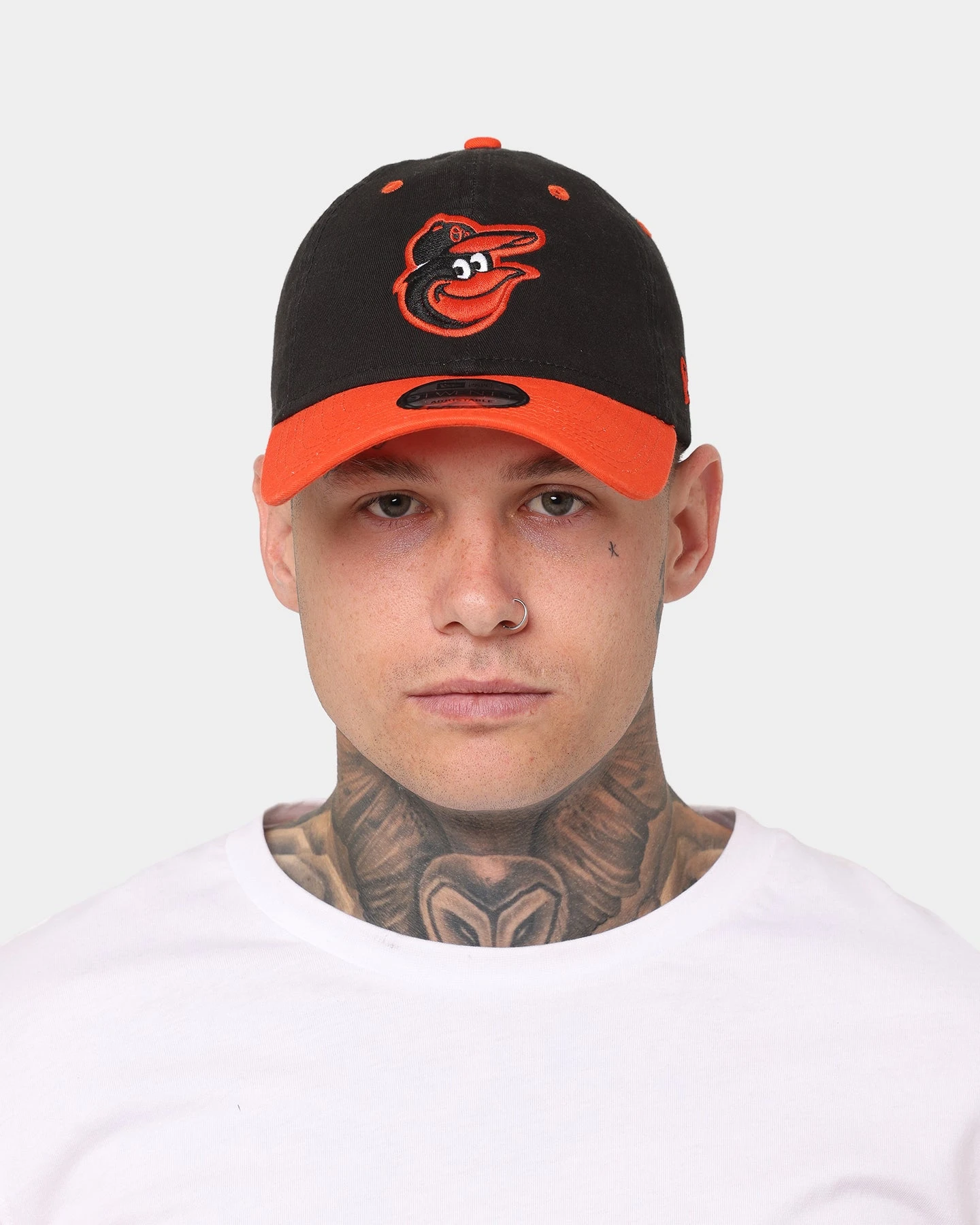 New Era Baltimore Orioles "2-Tone OG Team Colour" 9TWENTY Strapback Black/Orange 4 New Era Baltimore Orioles "2-Tone OG Team Colour" 9TWENTY Strapback Black/Orange - Image 2