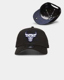 New Era Chicago Bulls 'Polka Dot' 9FORTY A-Frame Snapback Black/White/Navy