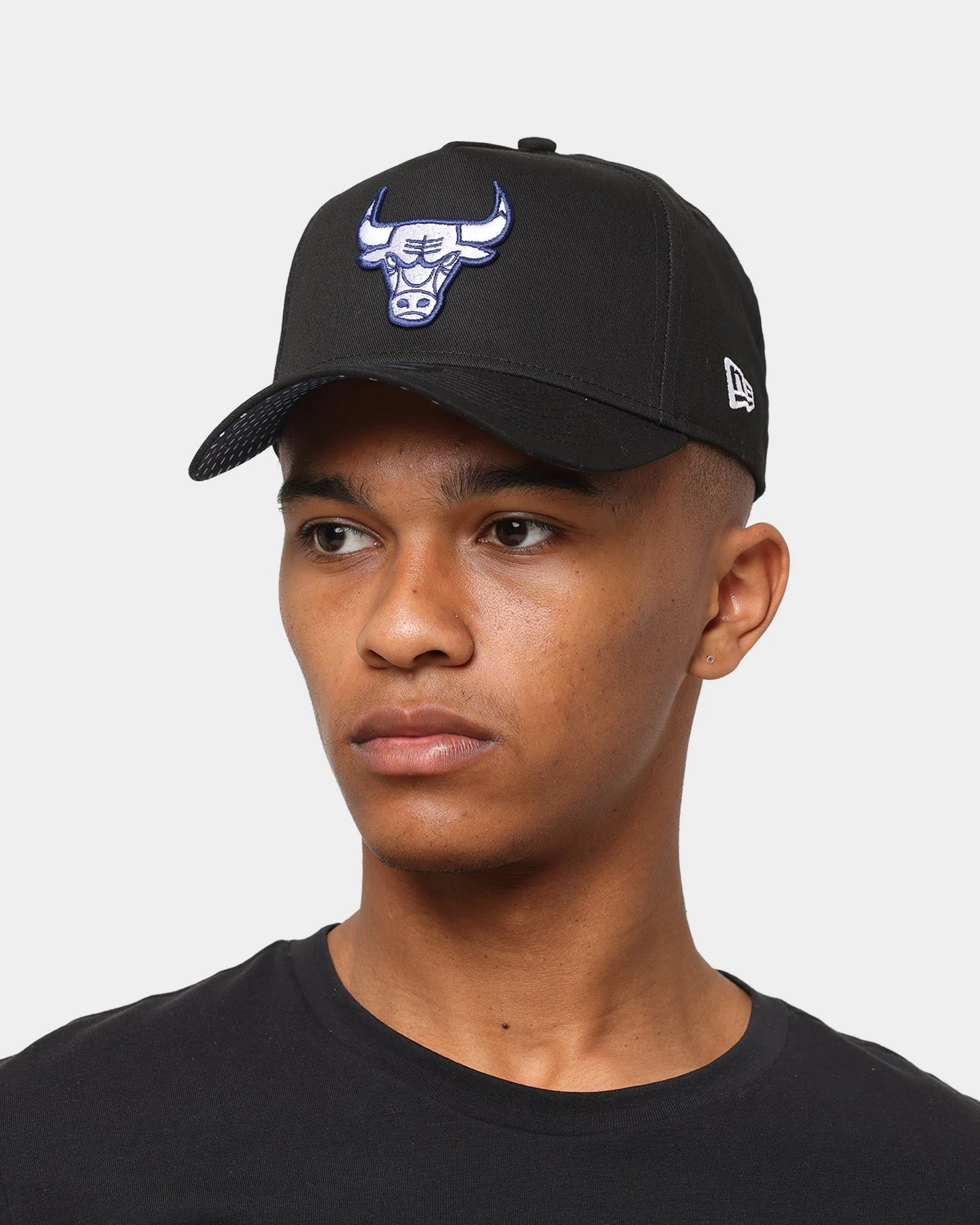 New Era Chicago Bulls 'Polka Dot' 9FORTY A-Frame Snapback Black/White/Navy 11 New Era Chicago Bulls 'Polka Dot' 9FORTY A-Frame Snapback Black/White/Navy - Image 9