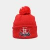 New Era Houston Rockets NBA '21 Tip Off Pom Knit Beanie Red -Fashion Clothing Store 195853966310 default 0010