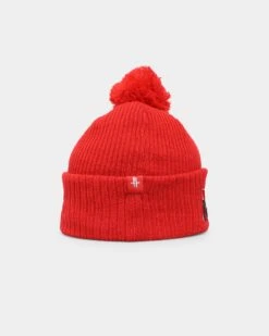 New Era Houston Rockets NBA '21 Tip Off Pom Knit Beanie Red -Fashion Clothing Store 195853966310 default 0040