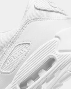 Nike Women's Air Max 90 White/White -Fashion Clothing Store 195866187726 default 0080