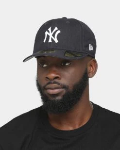 New Era New York Yankees 'Anniversary' 59FIFTY Retro Crown Fitted Navy -Fashion Clothing Store 196080456438 mens 0100