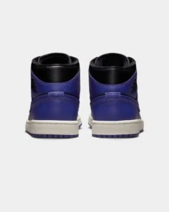Jordan Women's Air Jordan 1 Mid "Dark Concord" Black/Dark Concord -Fashion Clothing Store 196152182937 default 0030