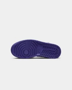 Jordan Women's Air Jordan 1 Mid "Dark Concord" Black/Dark Concord -Fashion Clothing Store 196152182937 default 0050