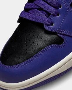 Jordan Women's Air Jordan 1 Mid "Dark Concord" Black/Dark Concord -Fashion Clothing Store 196152182937 default 0060
