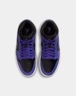 Jordan Women's Air Jordan 1 Mid "Dark Concord" Black/Dark Concord -Fashion Clothing Store 196152182937 default 0070