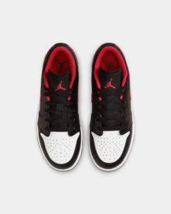 Jordan Kids' Air Jordan 1 Low "White Toe" Black/Fire Red-White -Fashion Clothing Store 196152238023 default 0070