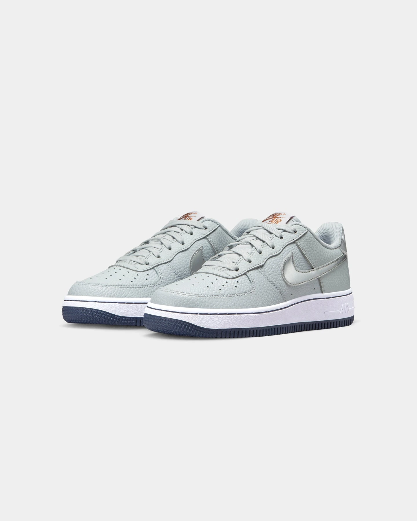 Nike Kids' Nike Air Force 1 (GS) Pure Platinum/Metallic 4 Nike Kids' Nike Air Force 1 (GS) Pure Platinum/Metallic - Image 2