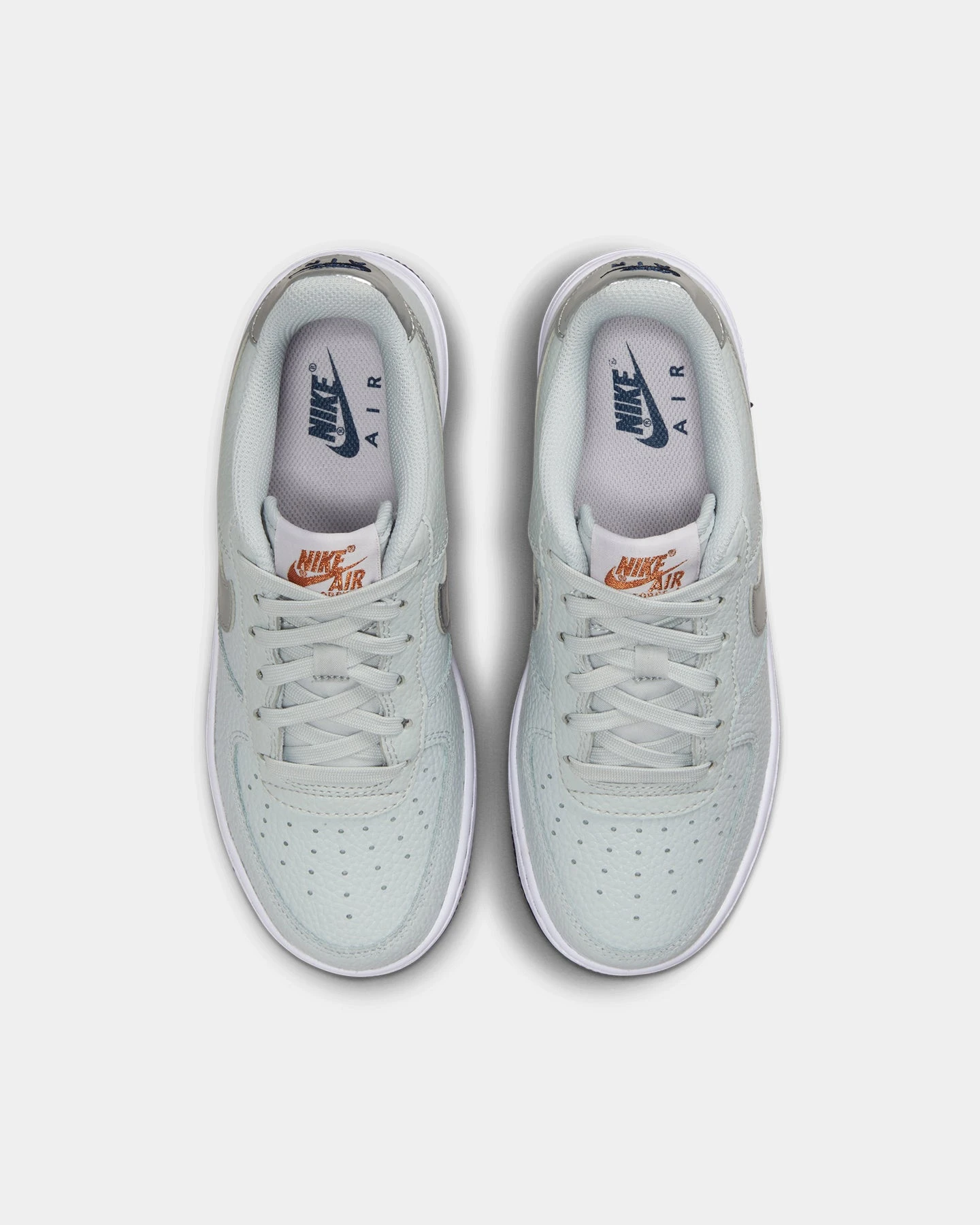 Nike Kids' Nike Air Force 1 (GS) Pure Platinum/Metallic 9 Nike Kids' Nike Air Force 1 (GS) Pure Platinum/Metallic - Image 7
