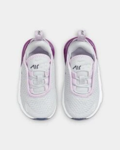 Nike Infants' Nike Air Max 270 Pure Platinum/Metallic-Purple -Fashion Clothing Store 196152310729 default 0070