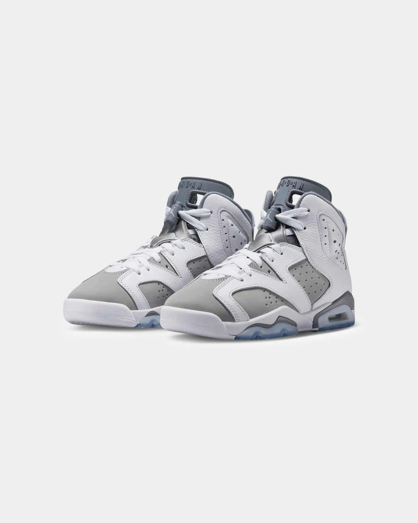 Jordan Kids' Air Jordan 6 Retro (GS) "Cool Grey" White/Medium Grey 4 Jordan Kids' Air Jordan 6 Retro (GS) "Cool Grey" White/Medium Grey - Image 2