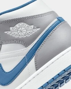 Jordan Air Jordan 1 Mid "True Blue" Cement Grey/White-Blue -Fashion Clothing Store 196154225496 default 0080