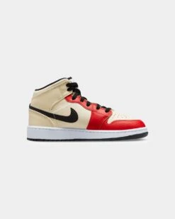 Jordan Kids' Air Jordan 1 Mid SS (GS) "Dunk Contest" Muslin/Chile Red 14 Jordan Kids' Air Jordan 1 Mid SS (GS) "Dunk Contest" Muslin/Chile Red -Fashion Clothing Store 196154477642 default 0040