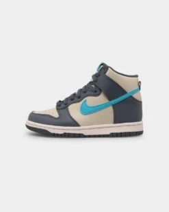 Nike Kids' Dunk High Light Bone/Blue