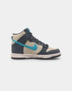 Nike Kids' Dunk High Light Bone/Blue -Fashion Clothing Store 196154798914 default 0040