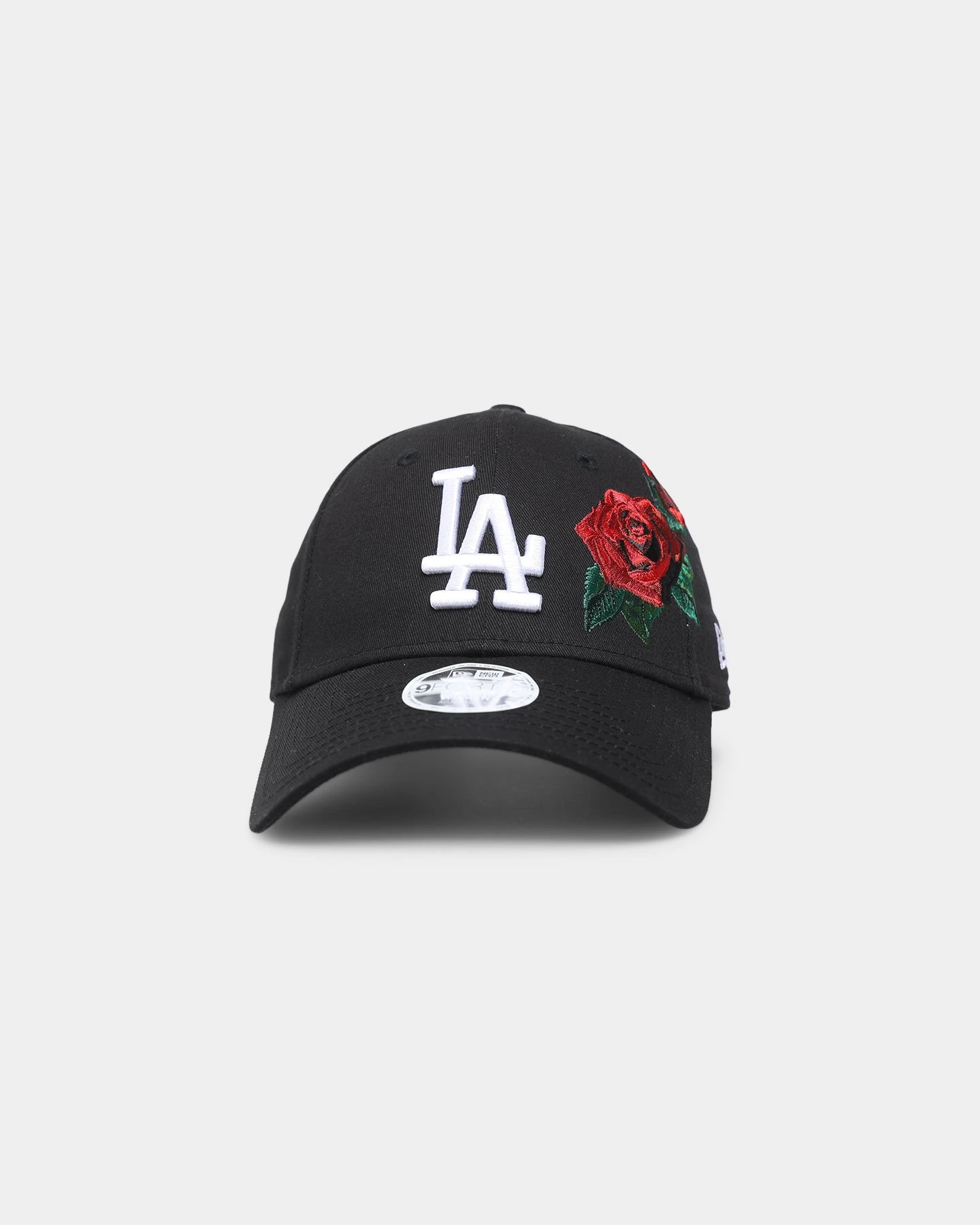 New Era Women's Los Angeles Dodgers 'Rose Emblem' 9FORTY Casual Strapback Black/Rose 3 New Era Women's Los Angeles Dodgers 'Rose Emblem' 9FORTY Casual Strapback Black/Rose