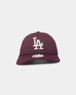 New Era Women's Los Angeles Dodgers Dash Mesh 9FORTY Strapback Maroon/Stone/Black