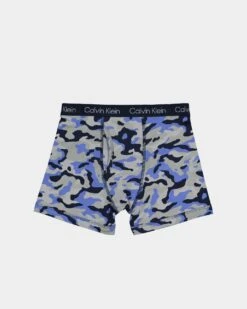 Calvin Klein Kids' Cotton 2 Pack Boxer Brief Multi-Coloured