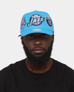 Mitchell & Ness Utah Jazz 'Highway' Pro Crown Snapback Light Blue 17 Mitchell & Ness Utah Jazz 'Highway' Pro Crown Snapback Light Blue -Fashion Clothing Store 196294364239 mens 0100