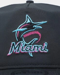 New Era Miami Marlins 'Neon Nights' Prolight Old Golfer Snapback Black/Neon -Fashion Clothing Store 196312168795 default 0050