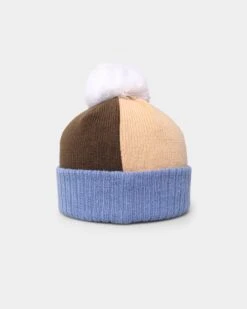 New Era Los Angeles Dodgers Knit Thin Pom Beanie Copen Blue -Fashion Clothing Store 196313859494 default 0030