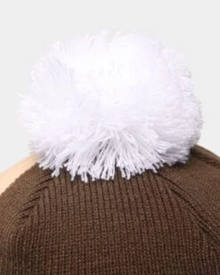 New Era Los Angeles Dodgers Knit Thin Pom Beanie Copen Blue -Fashion Clothing Store 196313859494 default 0060