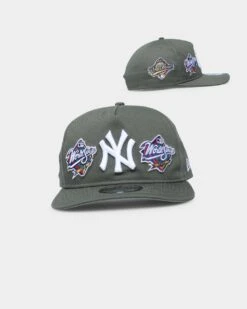 New Era New York Yankees 'Olive Multi Logo' Old Golfer Strapback Olive