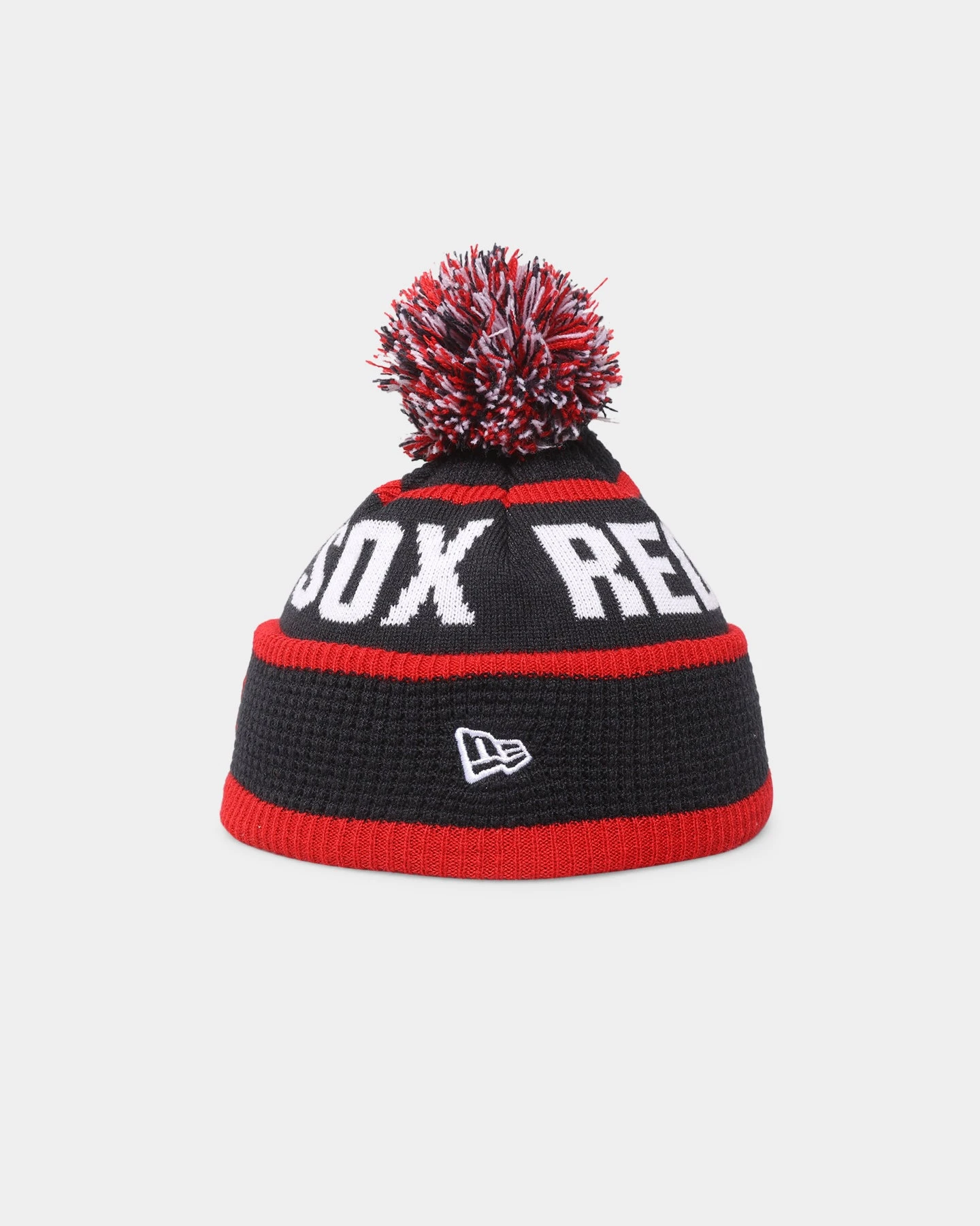 New Era Kids' Boston Red Sox Q222 Waffle Knit Beanie Original Team Colours 4 New Era Kids' Boston Red Sox Q222 Waffle Knit Beanie Original Team Colours - Image 2