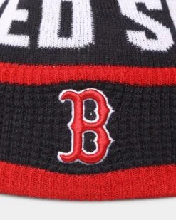 New Era Kids' Boston Red Sox Q222 Waffle Knit Beanie Original Team Colours 12 New Era Kids' Boston Red Sox Q222 Waffle Knit Beanie Original Team Colours -Fashion Clothing Store 196313997172 default 0050