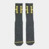 HUF Classic H Crew Socks Gunmetal -Fashion Clothing Store 196377005783 default 0010
