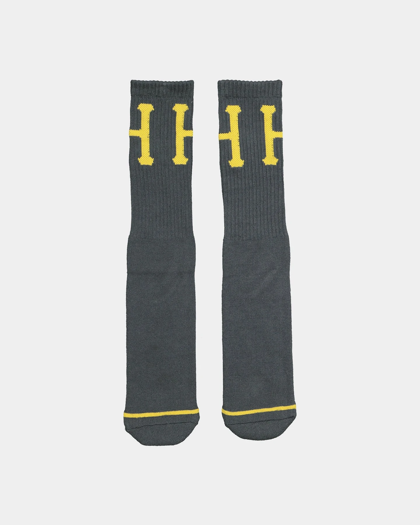 HUF Classic H Crew Socks Gunmetal 3 HUF Classic H Crew Socks Gunmetal