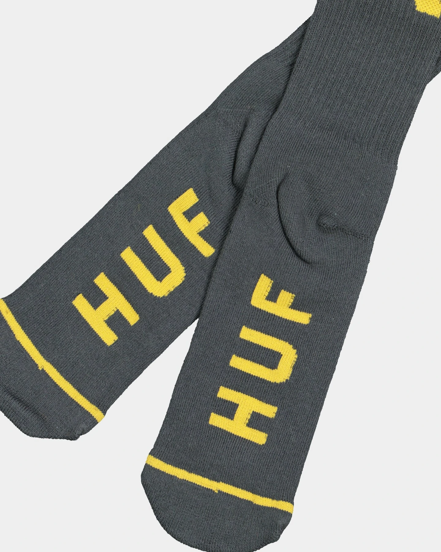 HUF Classic H Crew Socks Gunmetal 6 HUF Classic H Crew Socks Gunmetal - Image 4