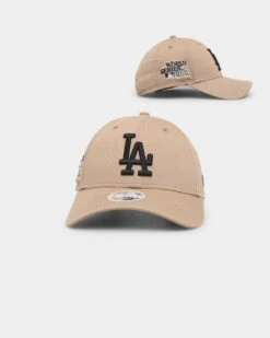 New Era Women's Los Angeles Dodgers 'Camel Ivory' 9FORTY Strapback Camel/Black
