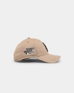 New Era Women's Los Angeles Dodgers 'Camel Ivory' 9FORTY Strapback Camel/Black -Fashion Clothing Store 196499494359 default 0030