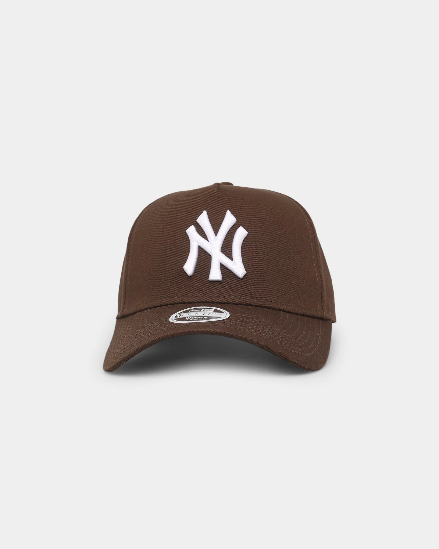 New Era Women's New York Yankees 9FORTY A-Frame Strapback Walnut 3 New Era Women's New York Yankees 9FORTY A-Frame Strapback Walnut