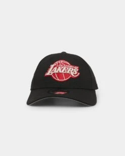 New Era Los Angeles Lakers 9FORTY Snapback Black/Scarlet