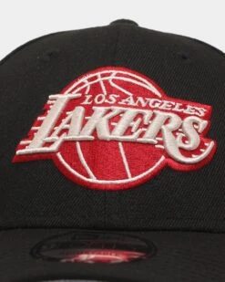 New Era Los Angeles Lakers 9FORTY Snapback Black/Scarlet -Fashion Clothing Store 196499496193 default 0050